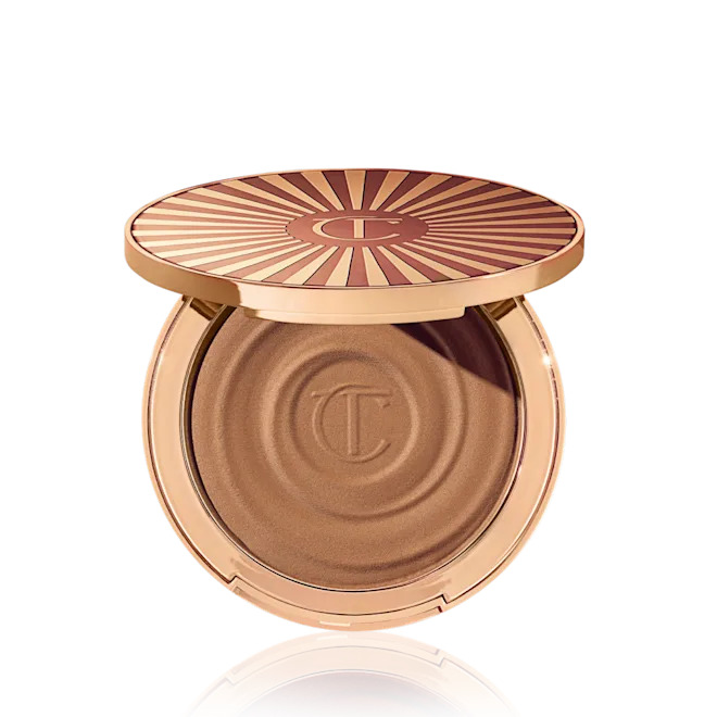 Вологостійкий крем-бронзер для обличчя та тіла Charlotte Tilbury Beautiful Skin Sun-Kissed Glow Bronzer AWARD WINNING!